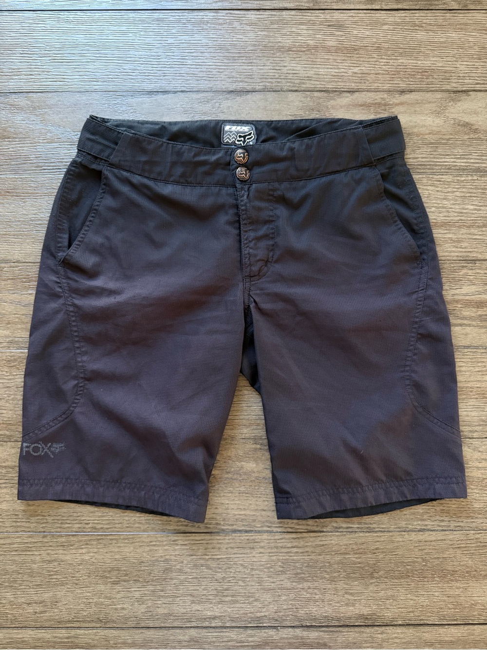 Fox Men's Black Hybrid Shorts with Button Waist